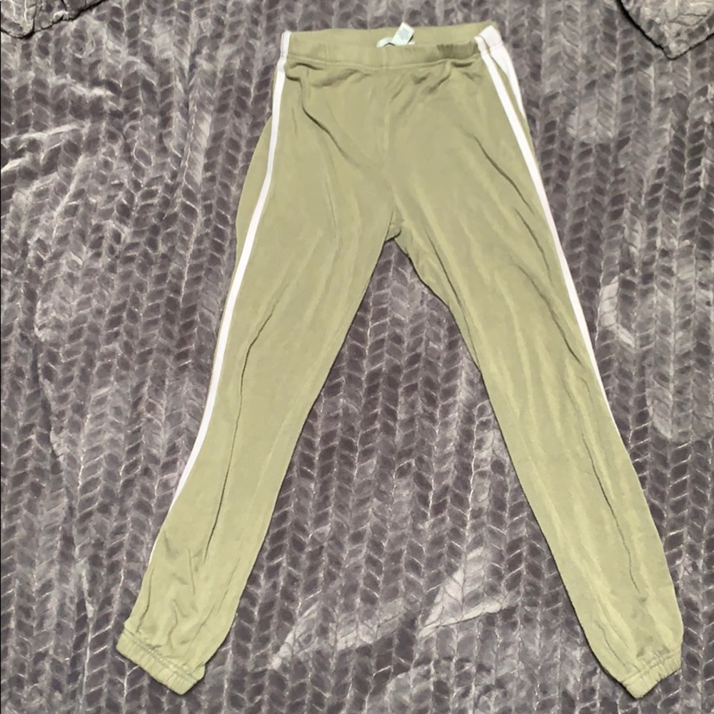 Green forever 21 joggers